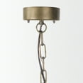 thumbnail image 3 of Mercana Kiley Warm Wood Basket Lantern Pendant Light Brown, 3 of 9