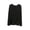 Black, variant on Women's Pajama Top Lightweight Crew Neck T-Shirt Soft Comfortable Long Sleeve Sleep Tee Shirt Fall Loungewear