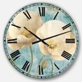 thumbnail image 1 of DesignArt bouquet Poppies on Paisley II Large Wall Clock, 1 of 2