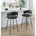 thumbnail image 3 of LumiSource Jie 26" Fixed-Height Counter Stool - Set of 2, 3 of 6