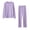Purple 2 piece outfits for women, variant on Usmixi Lounge Set for Women Casual 2 Piece Outfits for Women Solid Long Sleeve Crewneck Pullover Top Elastic Waist Pant Sets Ladies Pajamas Sets Sports Matching Sets Under $10
