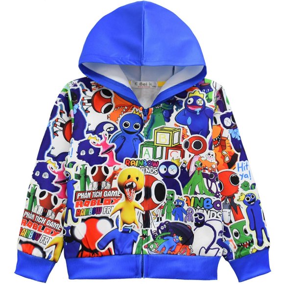 rainbow friends Veste à Capuche Zippée 36049