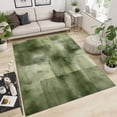 thumbnail image 3 of Area Rugs 6x9 ft Vintage Country Style Green Stain Resistant Washable Rug, Machine Washable Rug with Non-Slip, Area Rug for Living Room Bedroom Dining Home Office, 3 of 7