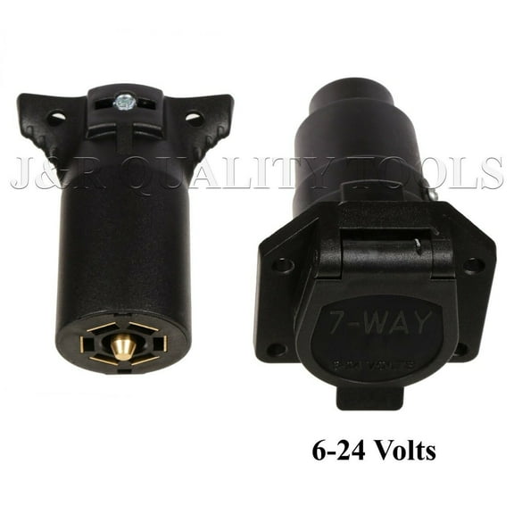 Vector 97564, 7 Poles Round Trailer Connector, for RV