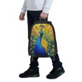 thumbnail image 3 of Lafuoo Peacocks Pattern Large Capacity Backpack, Durable Adjustable Straps Campus, Travel, Work Computer Backpack, Unisex-One Size, 3 of 7
