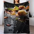 thumbnail image 5 of Healing Fruits Throw Blanket for Women, Men & Kids - Super Soft Plush Blanket Throw Fleece Blanket Animal Blanket, 5 of 8