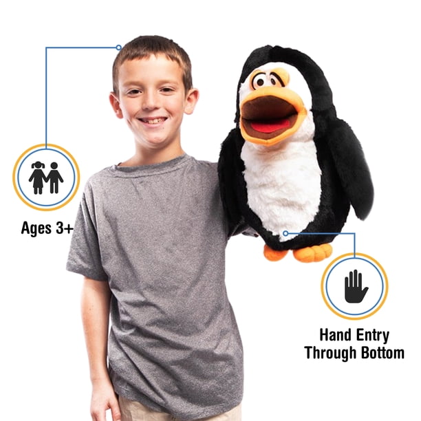 Silly Puppets ペンギンぬいぐるみ Stuffed Animals & Plush Toys for Indoor Playground Storytelling
