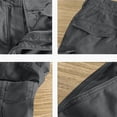 thumbnail image 5 of GrmtClth Men's Cargo Shorts Lightweight Casual Camo Shorts Big and Tall Cargo Shorts Summer Work Shorts with Multi Pockets (No Belt) Gray XL, 5 of 5