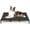 Black Elevated Dog Bed with Mesh, variant on Pozico Metal Frame Elevated Cooling Pet Cot, Breathable Mesh Raised Pet Bed for Small Dogs & Cats Indoor Outdoor, 18.5 x 18.5 in, Black