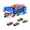 Blue_A, variant on BAELLERT 1 Set Dinosaur Swallow Truck Toy with Small Alloy Car Foldable Track Portable Handle Inertial Drive Dinosaur Container Carrier Vehicle Toy Boys Girls Gift