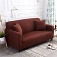 thumbnail image 4 of CUH Funda de sofá elástica en forma de L Loveseat Sillón reclinable de color sólido Funda de sofá lavable Protector de muebles para mascotas Asientos de 1/2/3/4 CUH  Color sólido, 4 of 11