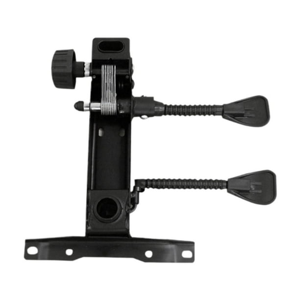 Silla de oficina con mecanismo de asiento giratorio e inclinable, base y respaldo ajustable con control de elevación e inclinación para sillas