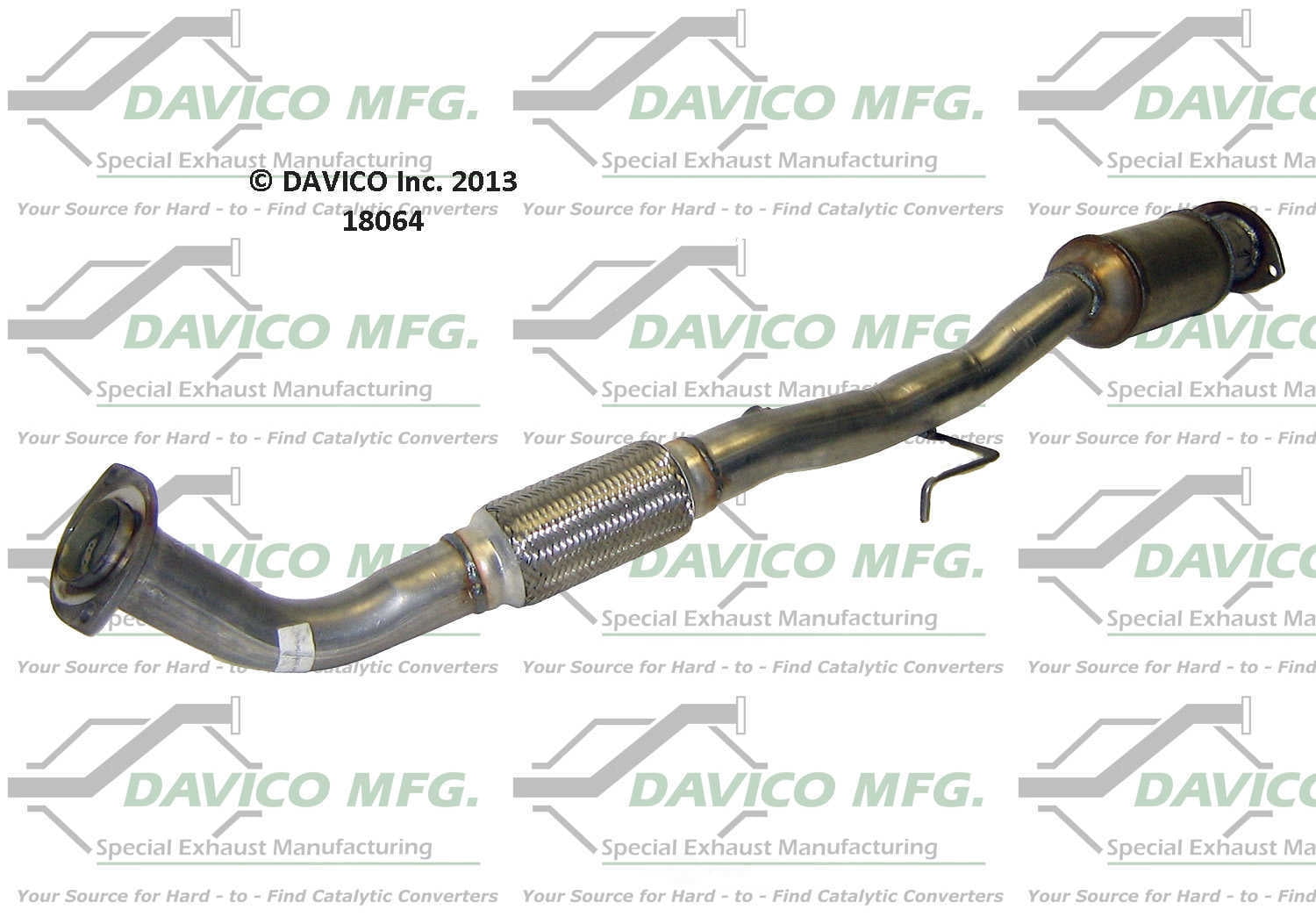 Davico Mfg Catalytic Converter P/N:18064 Fits select: 2002-2006 TOYOTA CAMRY, 2004-2005 TOYOTA CAMRY SOLARA