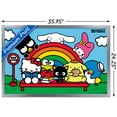 thumbnail image 3 of Hello Kitty and Friends: 21 Core - Group Bus Stop Wall Poster, 22.375" x 34" Framed, 3 of 5