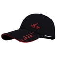 thumbnail image 2 of Women's Fashion Trucker Hat, Adjustable Breathable Mesh Baseball Cap, Ponytail Friendly Outdoor Sun Hat for Daily Casual Wear, Sports, and Travel Black, 2 of 4