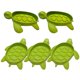 thumbnail image 5 of Jabonera de baño con forma de tortuga, soporte de jabón autodrenante, bandeja decorativa para jabón, 5 uds., 5 of 6