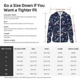 thumbnail image 4 of Yiaed Hawaiian Style Print Sun Shirts UPF 50+ Protection Hoodie Rash Guard Shirt UV Shirt Long Sleeve Fishing Outdoor Lightweightase-X-Large, 4 of 5