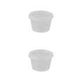 thumbnail image 3 of Maytalsory 1/2/3/5 50 Pieces Household Bakery Single Use Bowl Dustproof Food Fruit Box Soup Rice Seasoning Storage Jar Cup Container 25ML 2PCS, 3 of 6
