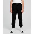 thumbnail image 2 of Real Essentials 3 Pack: Boys' Cotton Fleece Jogger Sweatpants - Active Athletic Youth Pants for Teens with Pockets, 2 of 6