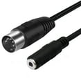 thumbnail image 6 of Osdhezcn 5 Pin Din Male to 3.5mm Female Video Adapter Cable Wire Cord for Headphone, 6 of 8