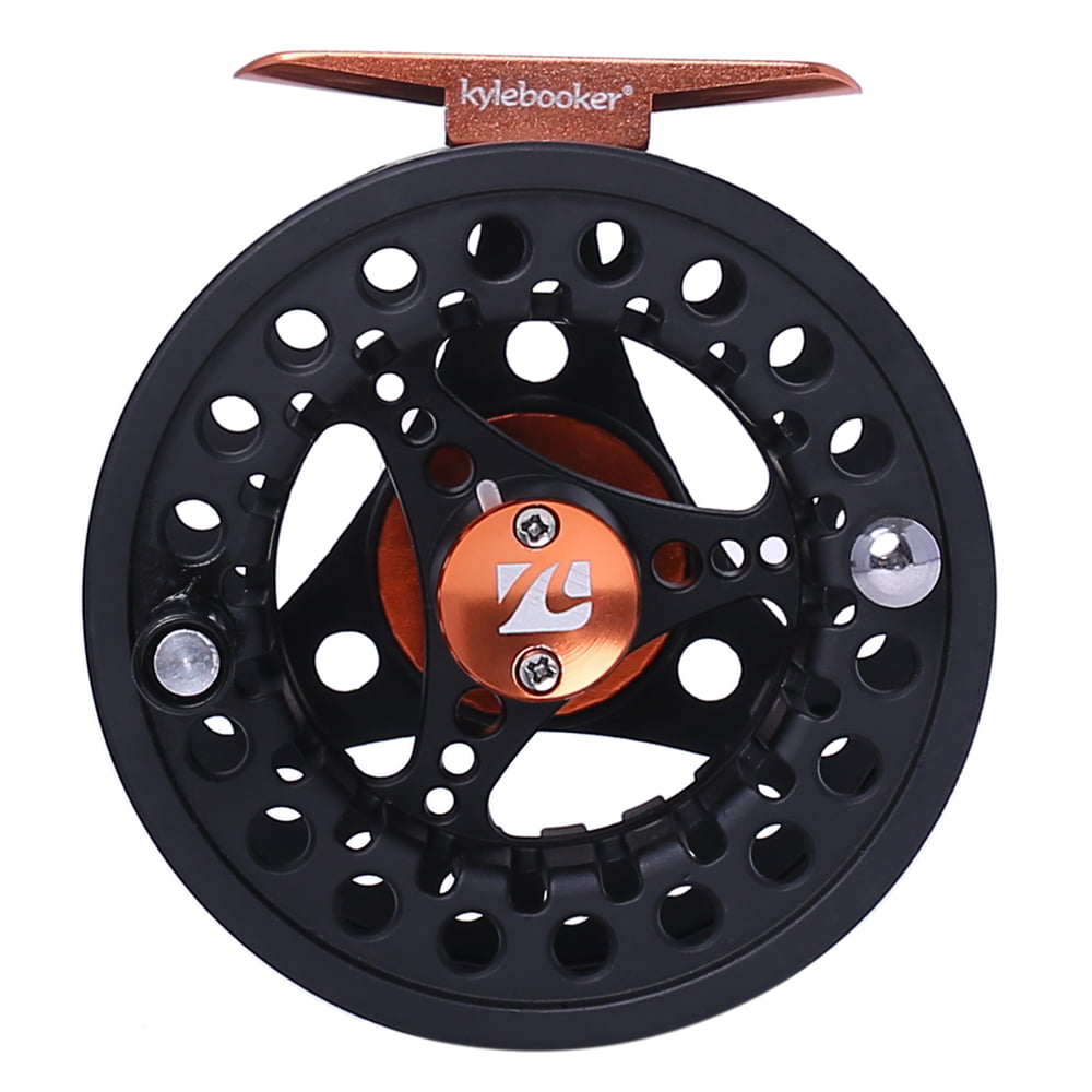 2 Airflo V2 large arbour fly reels, black #6/8 + Green #3/4 with box