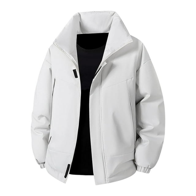Mens Jackets,Casual Solid Color Outdoor Climb Sport Run Pocket Zipper Long Sleeved,Jackets for Men