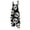 Dark Gray, variant on EANJE Halloween Womens Jumpsuits Sleeveless Oversized Jumpsuits Womens Overall Wide Leg Gothic Skull Floral Graphic Straps Rompers Adjustable Bib Overalls Winter Outfit Multicolor S