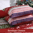 thumbnail image 2 of TROPOW Christmas Duvet Cover Set King Size - Boho Holiday Reindeer Print Bedding Set - Soft & Breathable Christmas Decorations for Winter(King-104x90"), 2 of 6