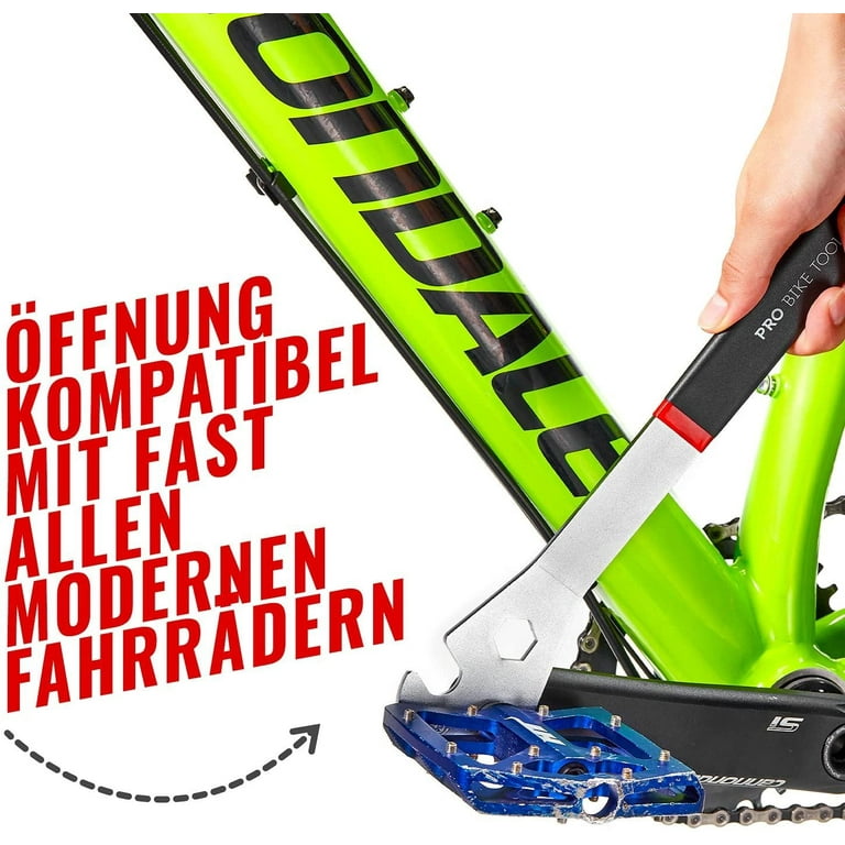 PRO BIKE TOOL Double-Sided Pedal Wrench Effortlessly Remove and