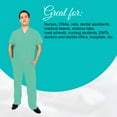 thumbnail image 2 of ACTIVE UNIFORMS Men Scrub Set Medical Scrub Top and Pants (Surgical Green, XX-Small), 2 of 6