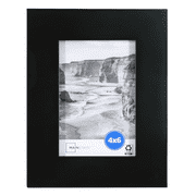 Mainstays 4x6 inch Flat Wide Black 1.5" Gallery Wall Picture Frame