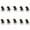 No. 3 bronze pull he, variant on Ywmsfl 10 Pcs Zippers Pullers Single/Double Side Zip Slider 3# 5# Zippers Pull for Clothes Bag Luggage