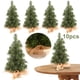 thumbnail image 1 of Likrtyny Pinos en Miniatura Reutilizables Pequeños Árboles Artificiales para El (20 Cm), 1 of 6
