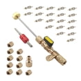 thumbnail image 3 of Kit de herramientas de instalación de removedor de núcleo de válvula, herramienta de reparación de núcleos de válvula de 20 piezas, tuercas de latón, 3 of 9