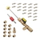 thumbnail image 3 of Kit de herramientas de instalación de removedor de núcleo de válvula, herramienta de reparación de núcleos de válvula de 20 piezas, tuercas de latón, 3 of 9