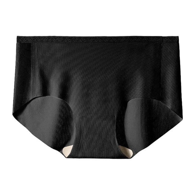 Womens High Waisted Bikini Underwear Smooth Hipster Underwear Breathable Ladies