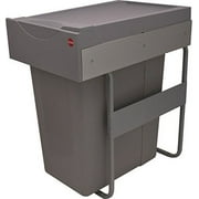 Hafele Waste Bin Pull-Out Hailo Easy Cargo 40, Easy Installation with Only 4 Screws