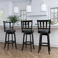 thumbnail image 6 of Hillsdale Furniture Presque Isle Wood Bar Height Swivel Stool, Black, 6 of 16