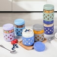 thumbnail image 6 of Micebay 6-Pack 16 oz Overnight Oats Containers with Lids and Silicone Sleeves, Glass Mason Jars with Airtight Lid, Dishwasher Safe, Meal Prep Jar, 6 of 12