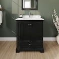 thumbnail image 2 of Wyndham Collection Deborah 30" Mirror Wood Single Bathroom Vanity in Espresso, 2 of 7