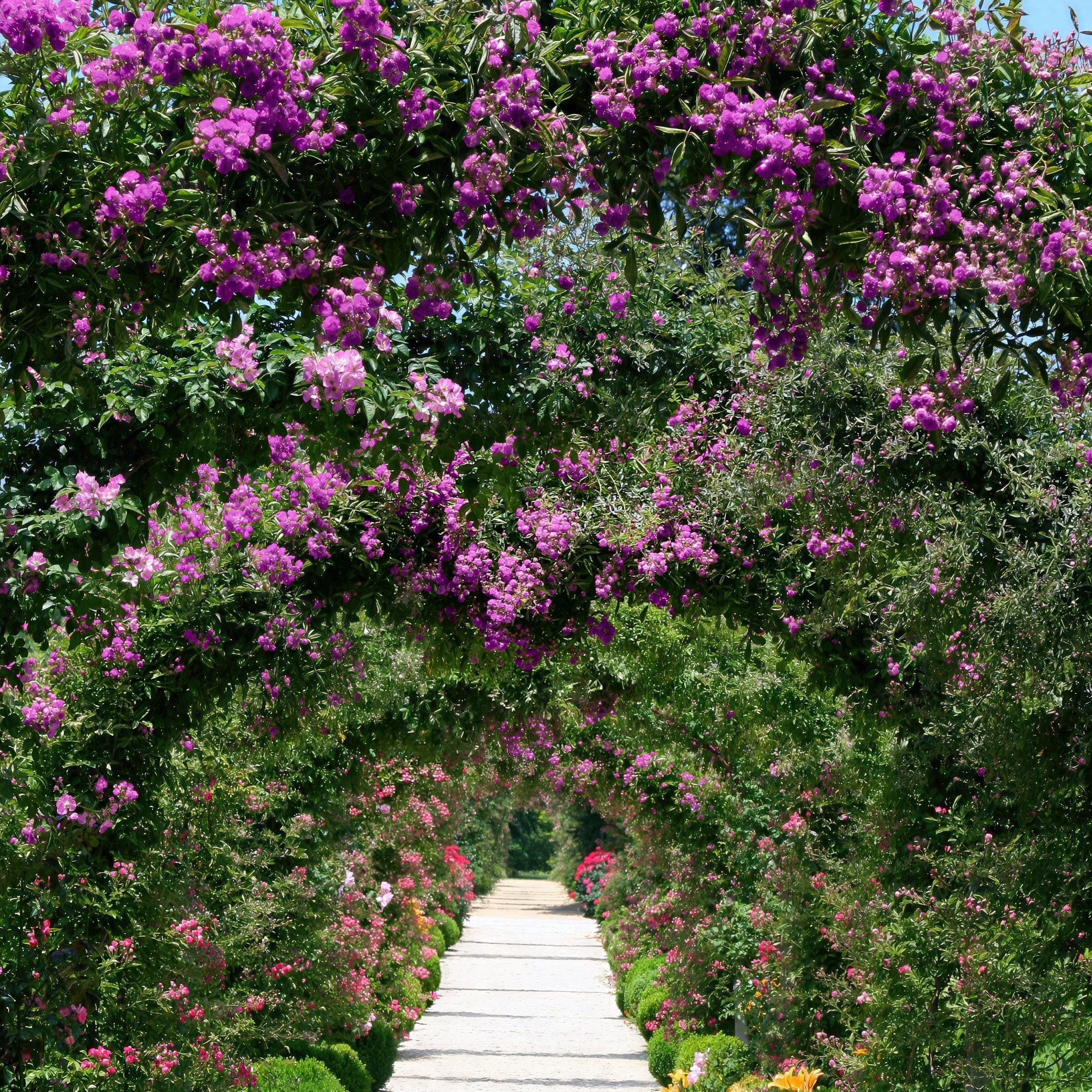 National Plant Network Bare Root Rose Angel Face with Purple Flowers