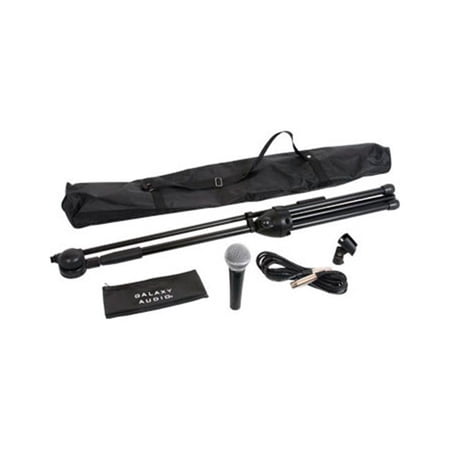 Microphone with Stand, Clip & Bag, 15 ft. Cable