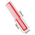 thumbnail image 3 of 8'' Fade Comb for Creating Remarkable Flat Cuts, Fades And Hair Cutting Styles - Red, 3 of 8