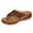 Brown, variant on Slippers for Women,Slippers For Summer Casual Outdoor Footwear Wedge Sandals With Toe Post Design Comfortable Hollow Out Ons For Everyday Wear,Womens Slippers,Black,9