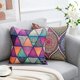 thumbnail image 4 of Un paquete de 4 fundas de cojín decorativas de 45 x 45 cm, fundas de almohada cuadradas de estilo bohemio con mandala moderno, fundas de almohada de lino y algodón, sofás, camas, sillas, automóviles,, 4 of 5
