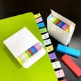 thumbnail image 4 of Masteelf WORGEOUS 1100pcs Page Markers Sticky Tabs Notes Colored Writable Flags Stickers Repositionable Book Flags Strip Index Tabs, 4 of 8