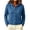 Blue-05, variant on Perfectbot Women's Collared Button-Down Cardigan Long Sleeve Knit Jacket Top with Ribbed Trim