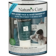 Nature's Cure® Anti-Acne Face & Body Shower Kit 3 pc Pack