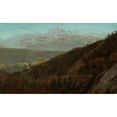 thumbnail image 2 of Lawrence Alma-Tadema 18x12 Gold Ornate Wood Frame and Double Matted Museum Art Print Titled - Mountain Landscape (1875-1912), 2 of 4