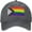 C3154, variant on Progress Pride Rainbow LGBT,LGBTQ Transgender Gay Flags Cowboy Hat Men Vintage Baseball Cap Women Dad Hat Black